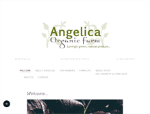Tablet Screenshot of angelicaorganicfarm.com.au